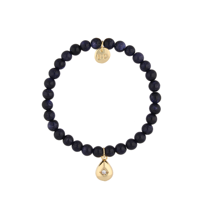 Bransoletka z nocą Kairu i mosiądzem Bransoletka z nocą Kairu i mosiądzem