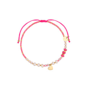 Bransoletka z perłami i jadetiami