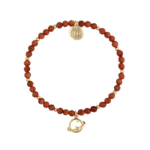 Bransoletka z piaskiem pustyni i planetą