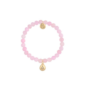 Bransoletka z różowymi kwarcami