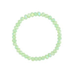 Bransoletka z seledynowymi kryształami