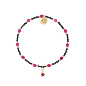 Bransoletka z turmalinami i jadeitami