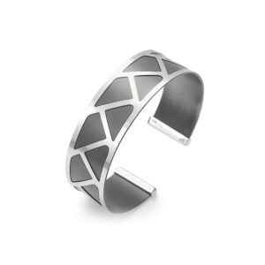 Bransoletka z tytanu i srebra