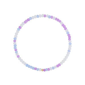 Bransoletka z wielokolorowymi kryształkami