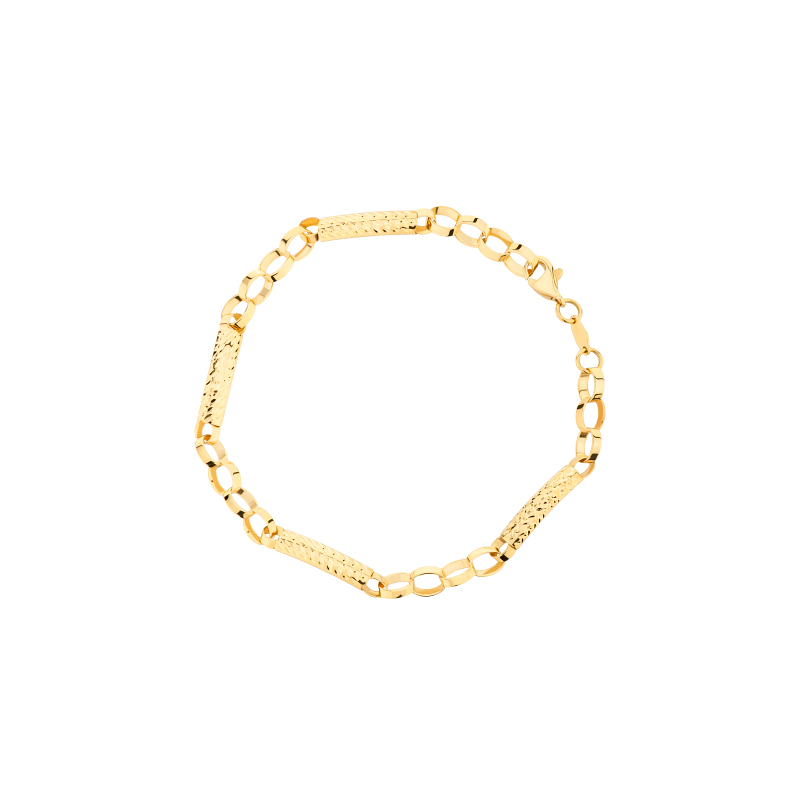 Bransoletka z żółtego złota Bransoletka z żółtego złota