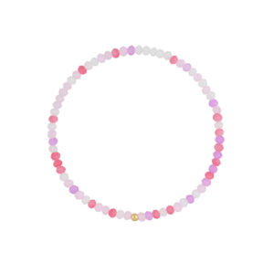 Bransoletka ze szklanymi kryształkami