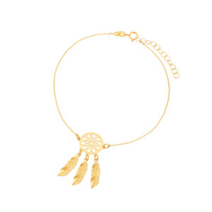 Bransoletka złota łapacz snów