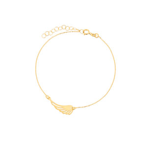 Bransoletka złota skrzydło ażurowe