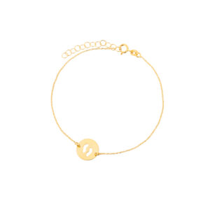 Bransoletka złota stópki
