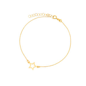 Bransoletka złota z gwiazdką