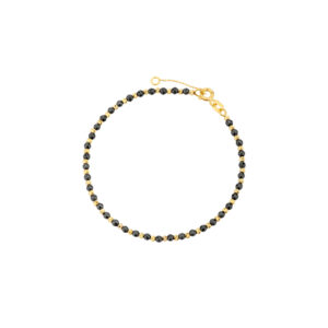 Bransoletka złota z hematytem