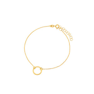 Bransoletka złota z kołem