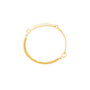 Bransoletka złota z łańcuszkami