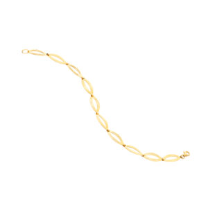 Bransoletka złota z motywem geometrycznym