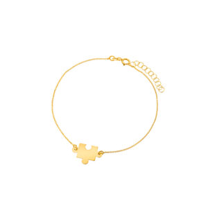 Bransoletka złota z puzzlem