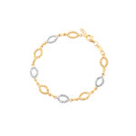 Bransoletka złota – żółte i białe złoto