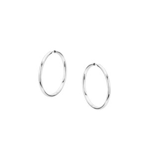 Kolczyki srebrne koła 2,5 cm Szarnir