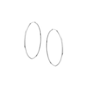 Kolczyki srebrne koła 3,5 cm Szarnir