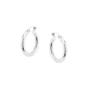 Kolczyki srebrne owalne