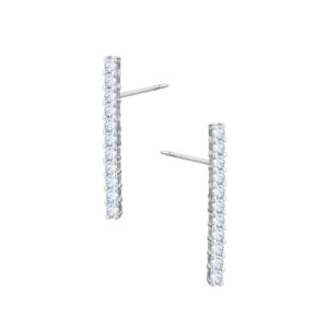 Kolczyki srebrne z cyrkoniami na sztyfcie