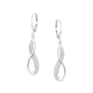 Kolczyki srebrne z cyrkoniami