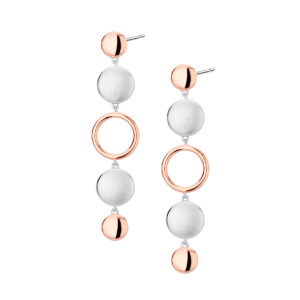 Kolczyki srebrne z kolekcji Sunset Glow- sztyft