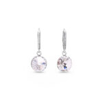 Kolczyki srebrne z kryształami