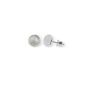 Kolczyki srebrne ze szkłem weneckim – na sztyfcie