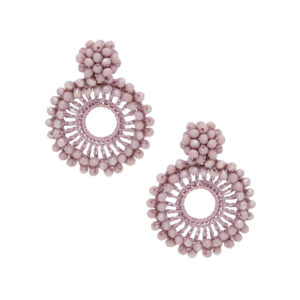 Kolczyki z mosiądzu z kryształami