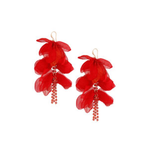 Kolczyki z szyfonu na biglu