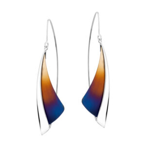 Kolczyki z tytanu i srebra