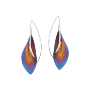 Kolczyki z tytanu i srebra