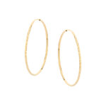 Kolczyki złote diamentowane koła