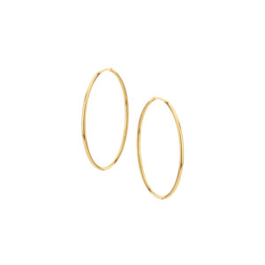 Kolczyki złote gładkie koła