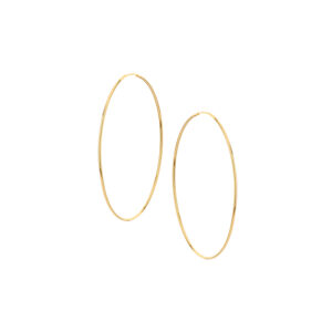 Kolczyki złote gładkie koła