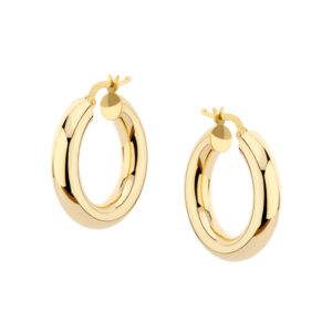 Kolczyki złote koła Angielskie