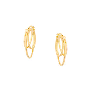 Kolczyki złote wiszące zapięcie angielskie