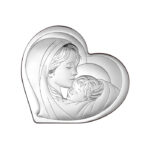 Matka Boska z Dzieciątkiem 15×14 cm