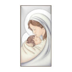Matka Boska z Dzieciątkiem 9×12 cm