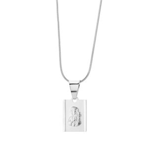 Medalik srebrny Matka Boska