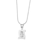 Medalik srebrny Matka Boska