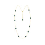 Naszyjnik pozłacany z perłą