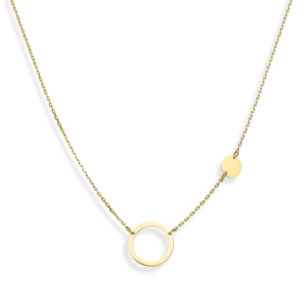 Naszyjnik pozłacany