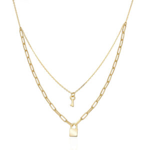 Naszyjnik pozłacany