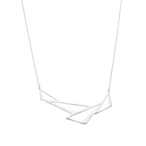 Naszyjnik srebrny geometryczny