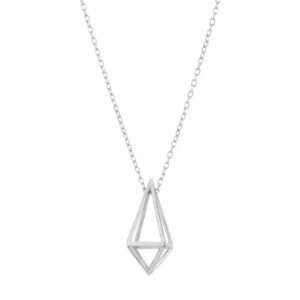 Naszyjnik srebrny geometryczny