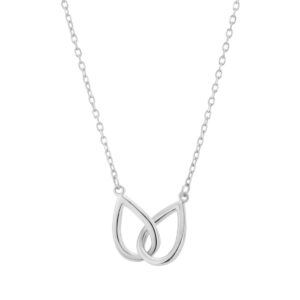 Naszyjnik srebrny geometryczny