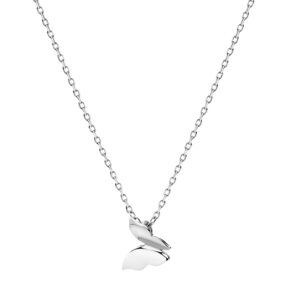 Naszyjnik srebrny motyl