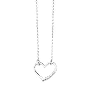 Naszyjnik srebrny serce