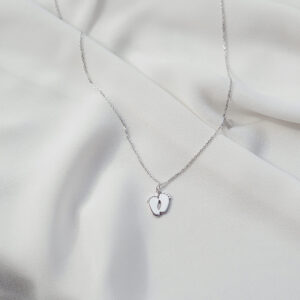 Naszyjnik srebrny stópki